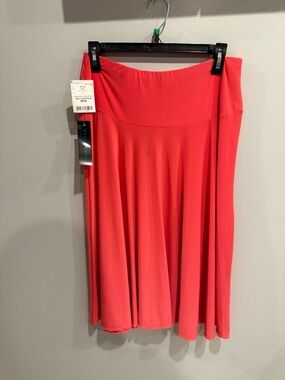 Ashley Blue Coral Skater Skirt